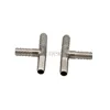 Stainless Steel Hose Barb 5/16" Cross Tee 3-Way U shaped beer hose Pipe Connector Fittings Homebrew Draft Beer Tube
