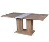 MDF material with paper table cover dinning extension table set