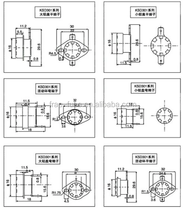 Termostato ksd301 funcionamiento