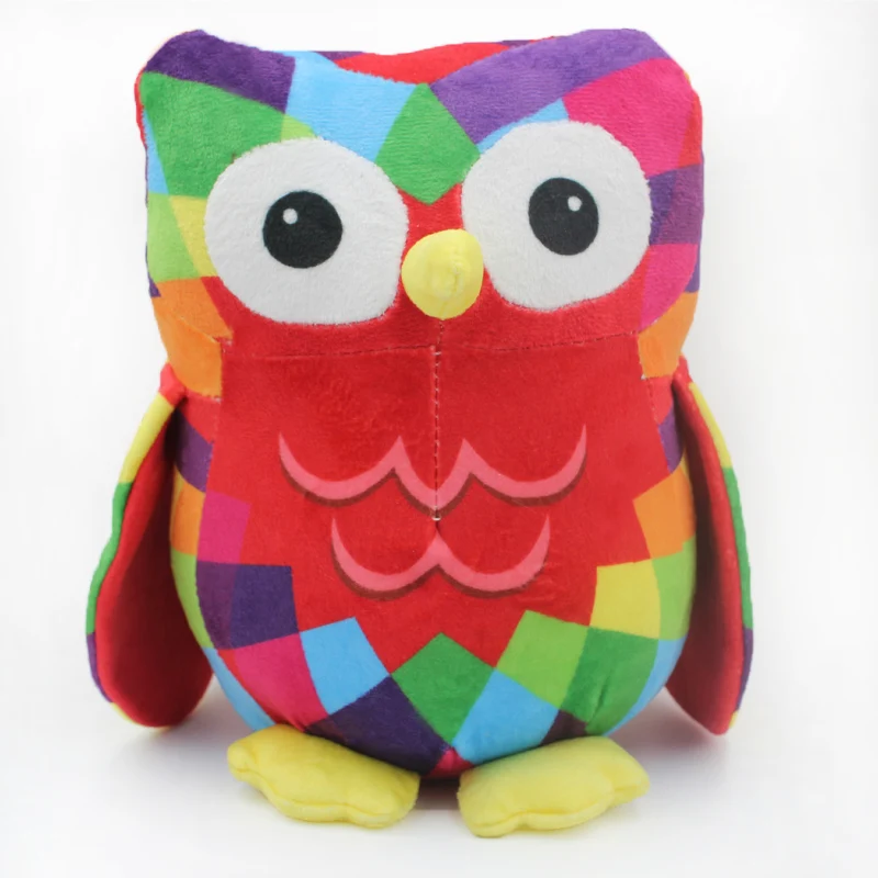 rainbow owl plush