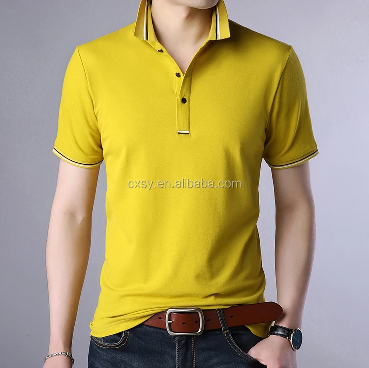 red blue green yellow polo shirt