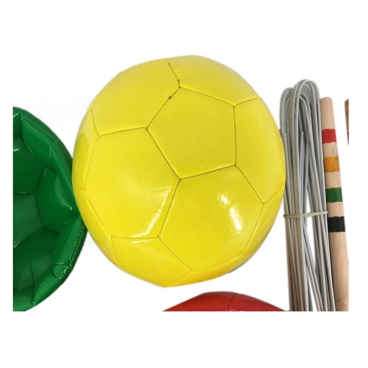 Football Wooden Croquet Game Set For Outdoor Game Buy Football