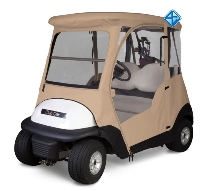 Outdoor weer bescherming golf winkelwagen regenhoes voor golf club car winkelwagen