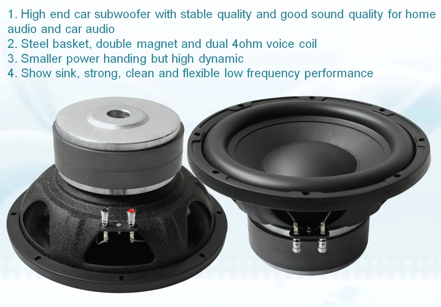 300watts 10 Inch Car Audio Subwoofer Speaker Buy Car Speaker,10"car