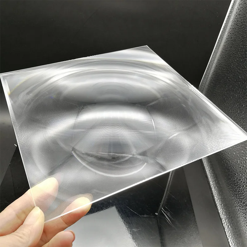 2-Pack 30x30mm Mini Optical PMMA Plastic Solar Condensing Fresnel Lenses - Focal Length Specified