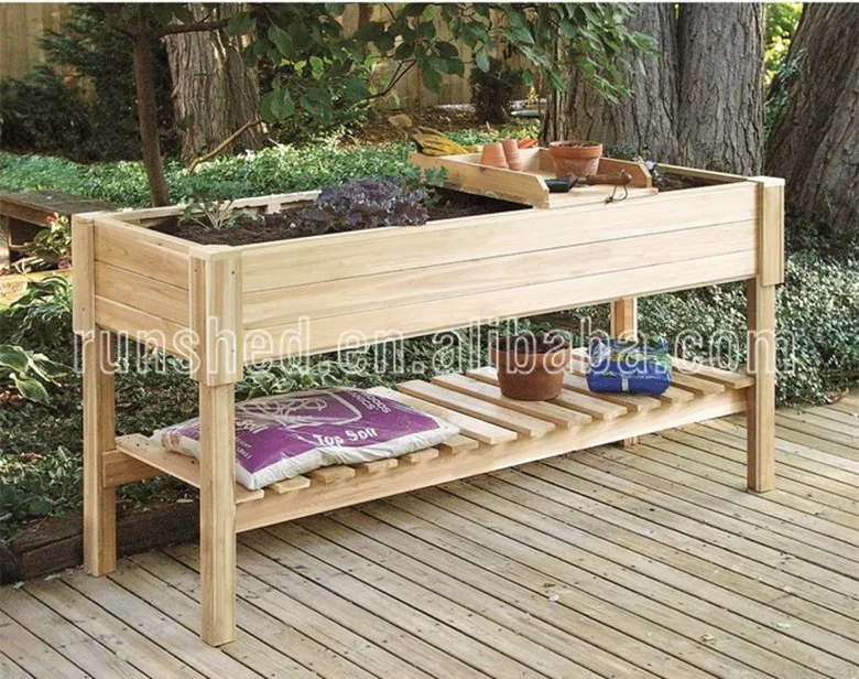 Raised Planter Boxes Wooden Plant Pots Cedar Planters Buy Tall