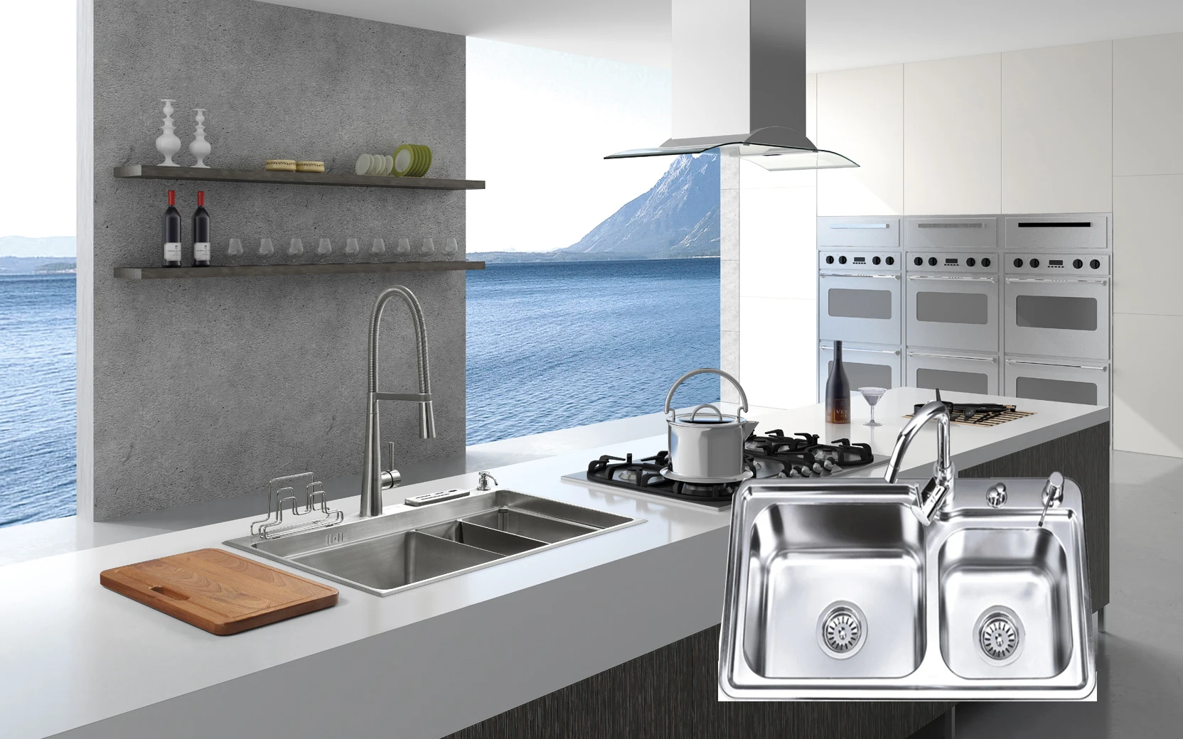 Sri Lanka Single Bowl Stainless Steel Kitchen Sink Portable Sink Sink