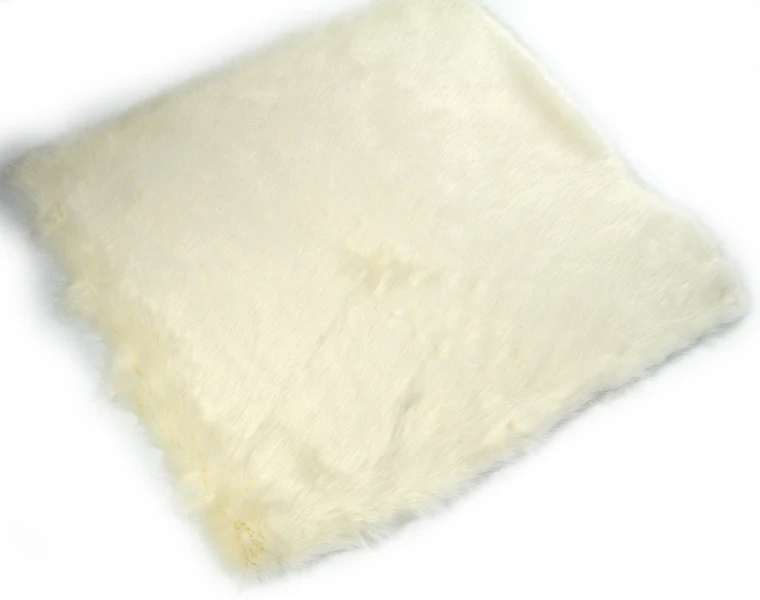 Cushion Cream tricots sheepskin fur Fabric Soft Fleece 150 Cm Wide Baby Throw