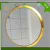 metal framed round bathroom wall mirror