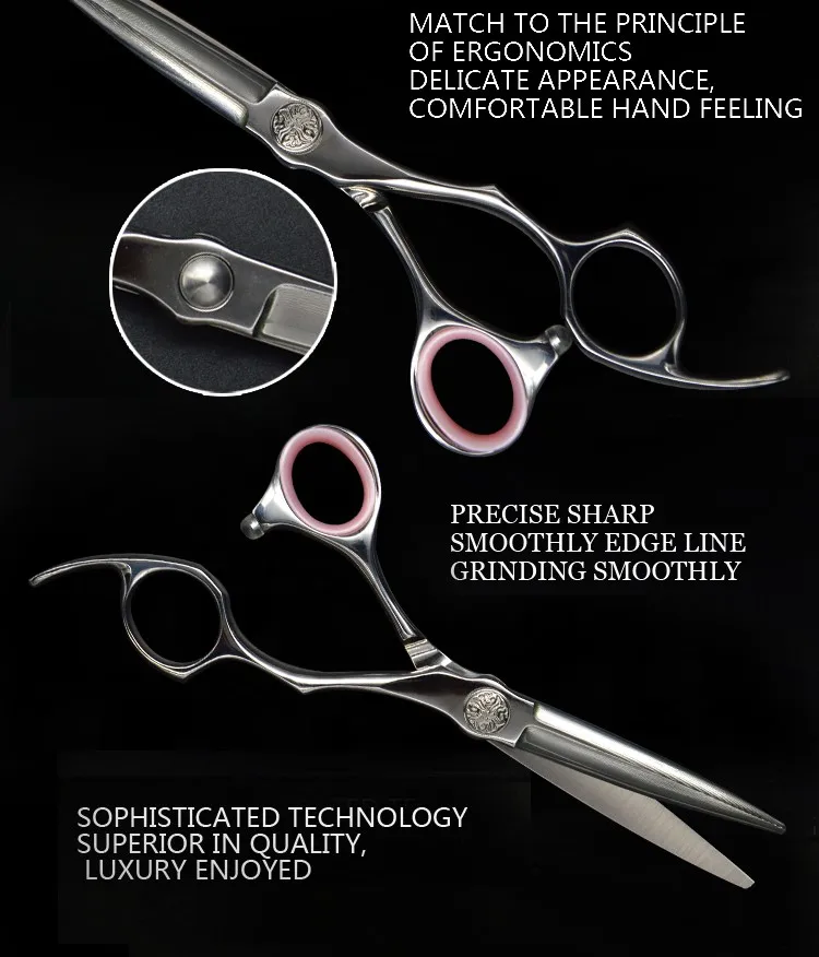 High quality damascus layer steel hair cutting scissors 