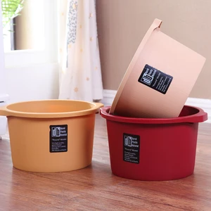 household items plastic bucket