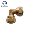 Green-GutenTop pex al pex pipe Compression brass press plumbing Elbow fitting