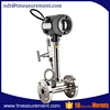 Compressed airs stream vortex flowmeter