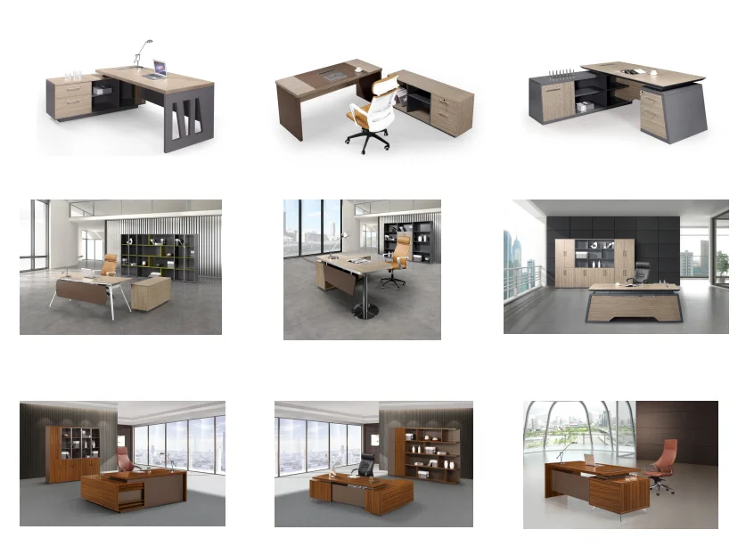 New Design Executive Desk Of Office Furniture And Manager Desks In Modern Design With Wooden