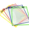 PVC PET Material with Loop kids educational writing practice dry erase pockets