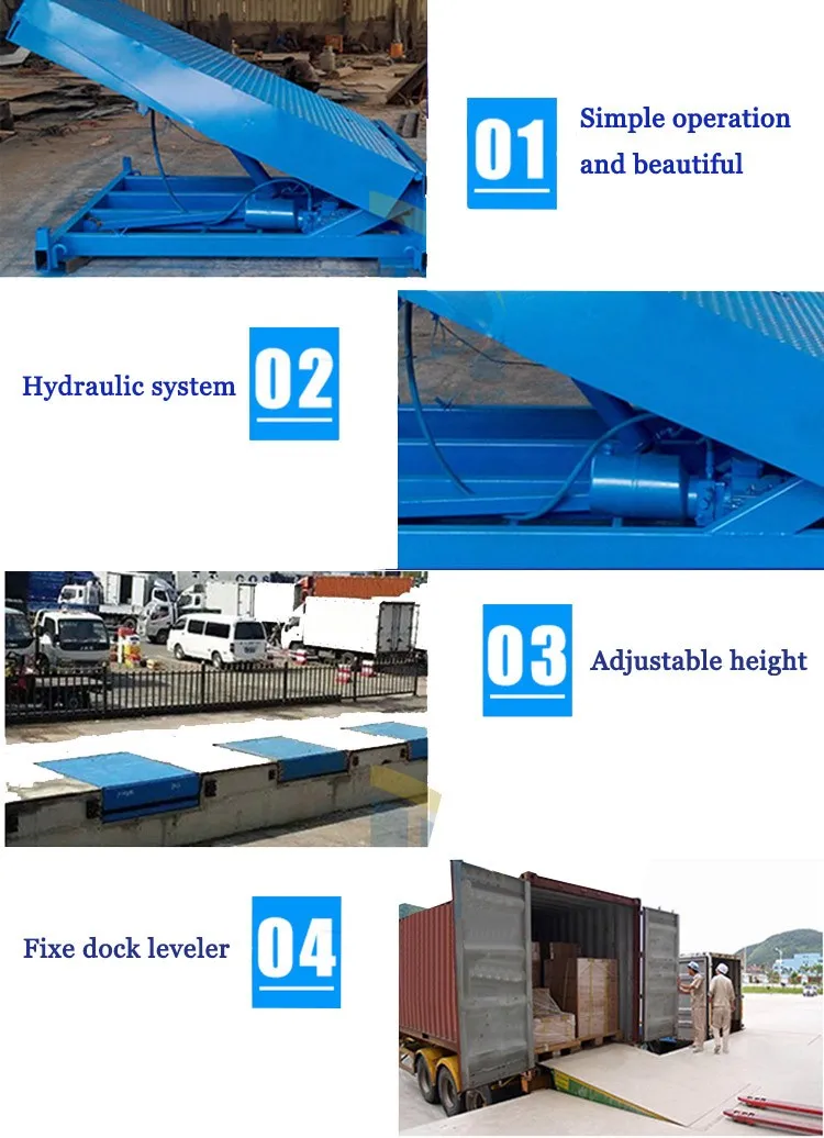 Warehouse Used Loading Dock Leveler Ramps With Cheap Price For Sale