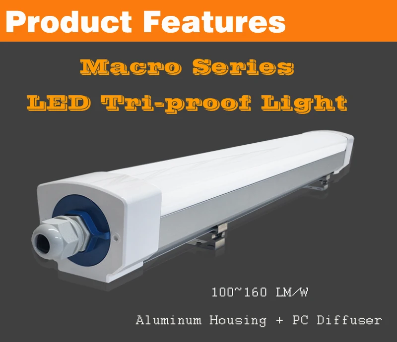 Cold Room Storage, Waterproof, IP65, 8ft, LED - detail 2