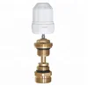 brass manifold cartridge shut-off valve mounting accessories for manifold bar floor heating system with ABS manual