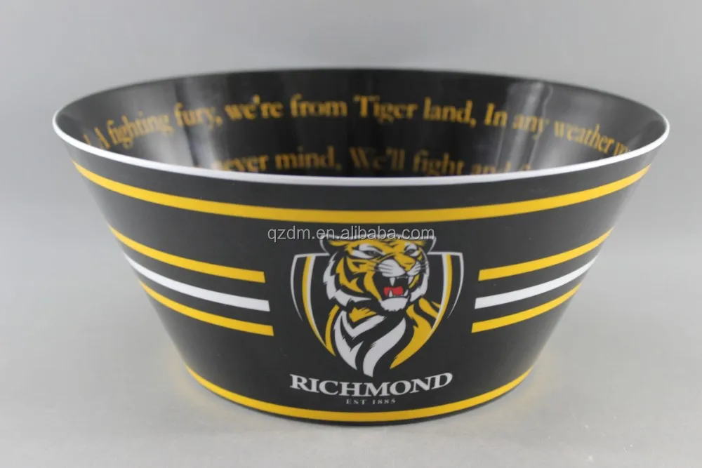 Inside and Outside Print Melamine salad bowl Foodgrade