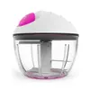 Manual pull quick vegetable fruit nuts salad chopper dicer