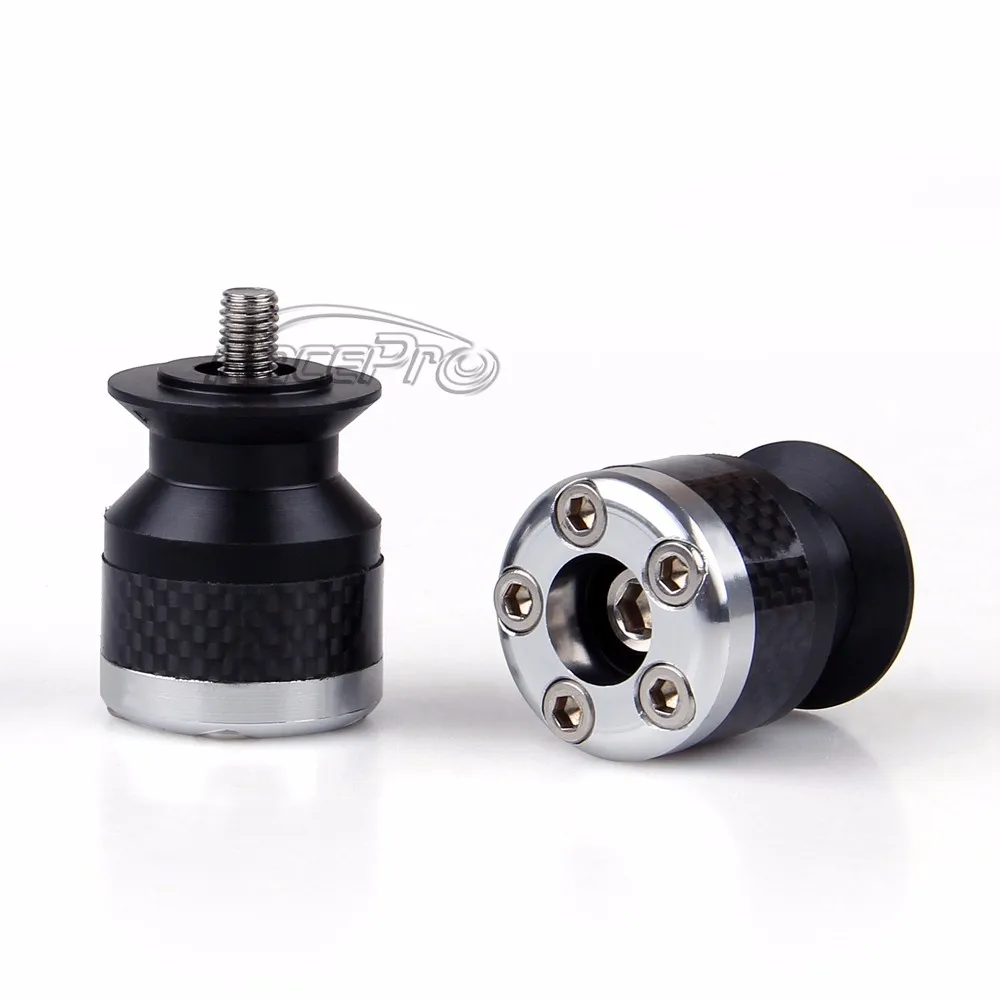 Spools 6mm 8mm 10mm Carbon Fiber Motorcycle Swingarm Sliders For