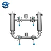 Food Grade Stainless Steel SS304 1.5 inch Tri Clamp Duplex Filter