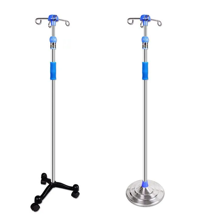 Lower Price Iv Pole Stand Fluid Stand Adjustable Height Drip - Buy Iv ...