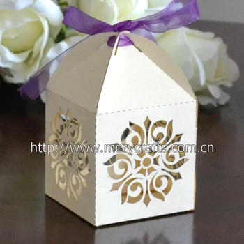 Ic Decoration Wedding Favors Flowers Ivory Laser Cut Ic Decoration Wedding Favors Flowers Ivory Laser Cut Paper Box Biscuit Cookie