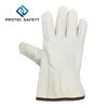 Cow grain leather driver gloves,keystone thumb