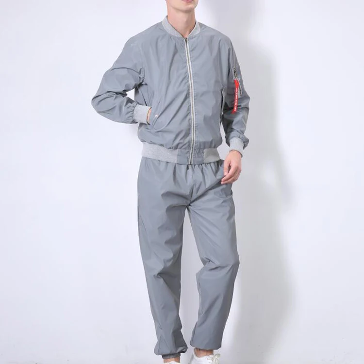 mens reflective tracksuit