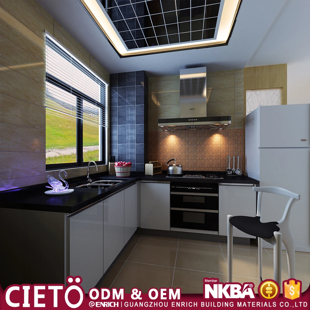 Menghemat Ruang Desain Rumah Furniture Dapur Ide Gambar Lemari Dapur