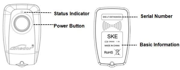 Lonsdor K518S Key Programmer Odometer Adjustment Plus SKE-LT Smart Key Emulator for All Makes