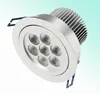 RoHS CE Dimmable 7w recessed led downlight ceiling