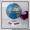 Solar powered rotating globe for office and teaching
