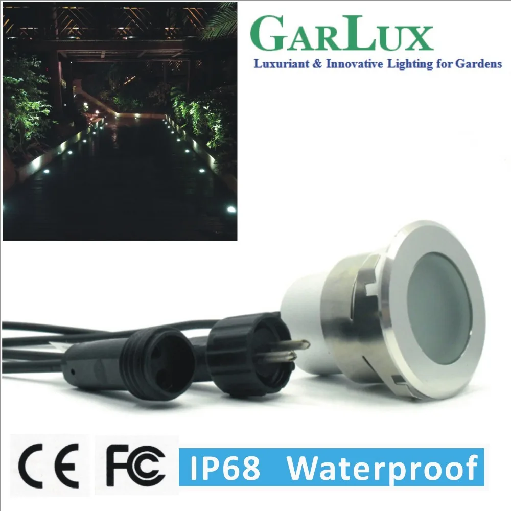 12 V led impermeable led luces de cubierta de piso al aire libre luz