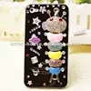 Ice cream worm 3D Bling phone case for iphone4 4S