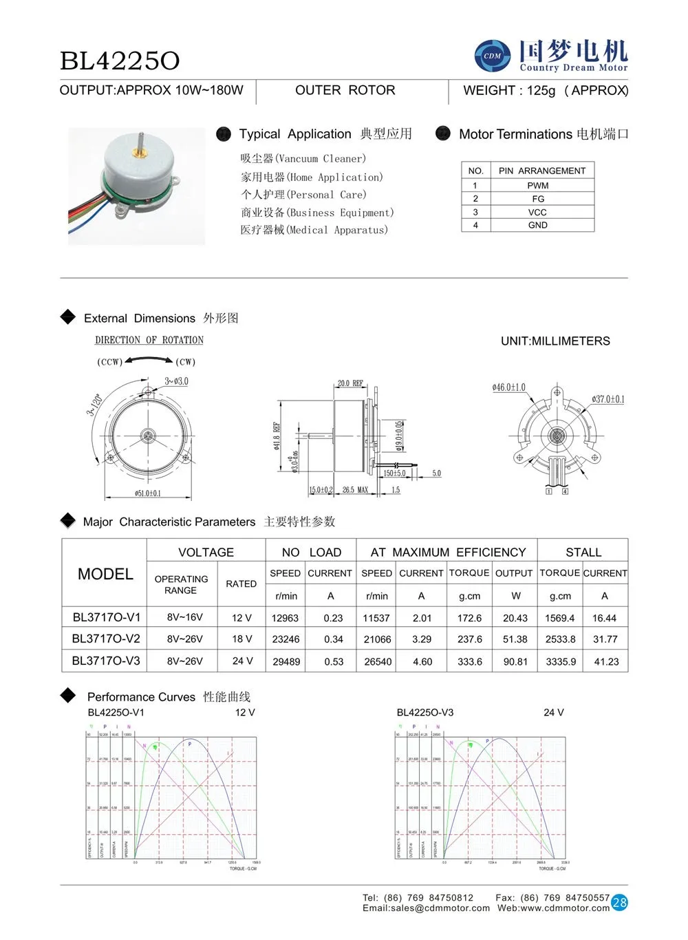 High Speed Bldc Motor Outrunner Brushless Motor Bl4225 - Buy High Speed ...