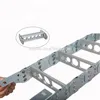 Flexible shield drag chain cable carrier chain