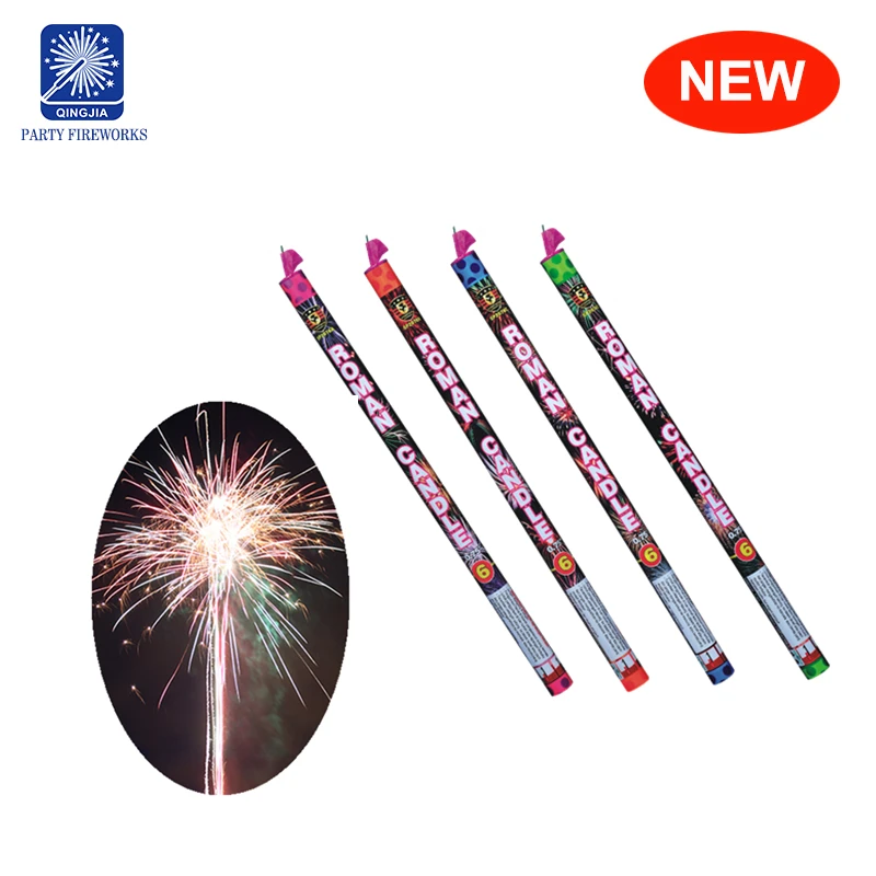 Roman Candles Fireworks Handheld Magic Outdoor Hot Sell Christmas