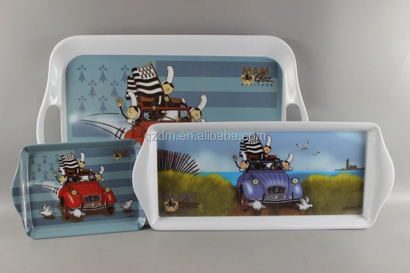 Sweetheart Printing Food Plastic tray For Korea
