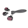 3 in 1 fine titanium derma roller set for face and body