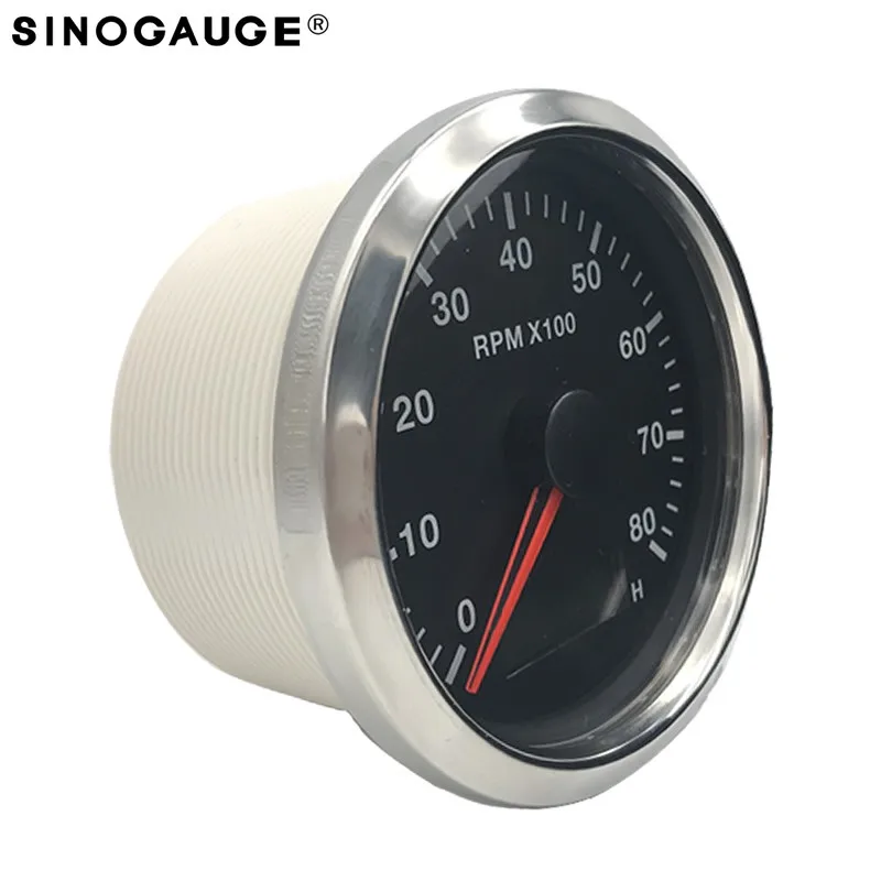 85mm Diesel Engine Tachometer For Marine Car 3 Cylinder Tachometer