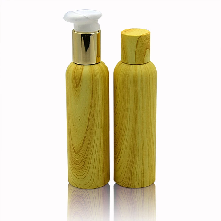 Wholesale Eco Friendly Bamboo Shampoo Bottle Cosmetic Packaging Plastic Lotion Pet Shampoo Size