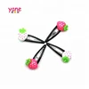 Wholesale resin material hair clips strawberry shape baby hairgrips
