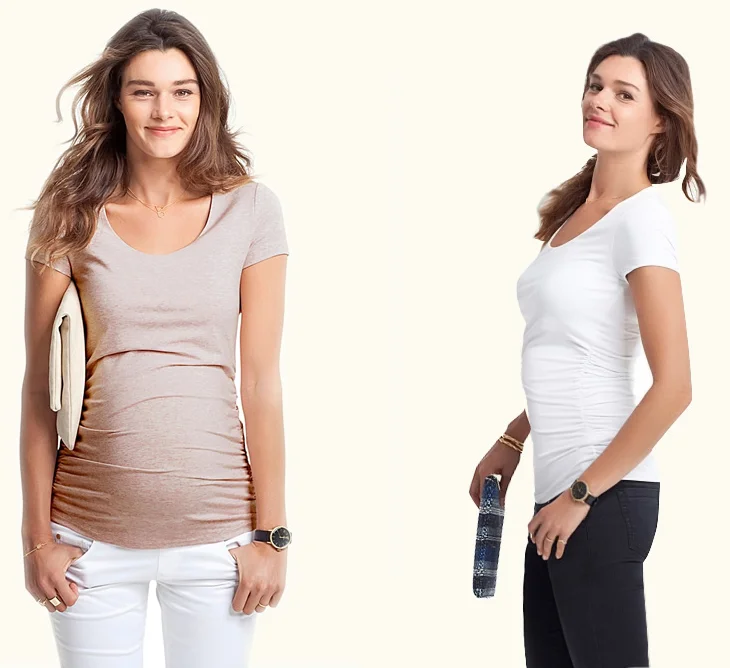 blank maternity shirts