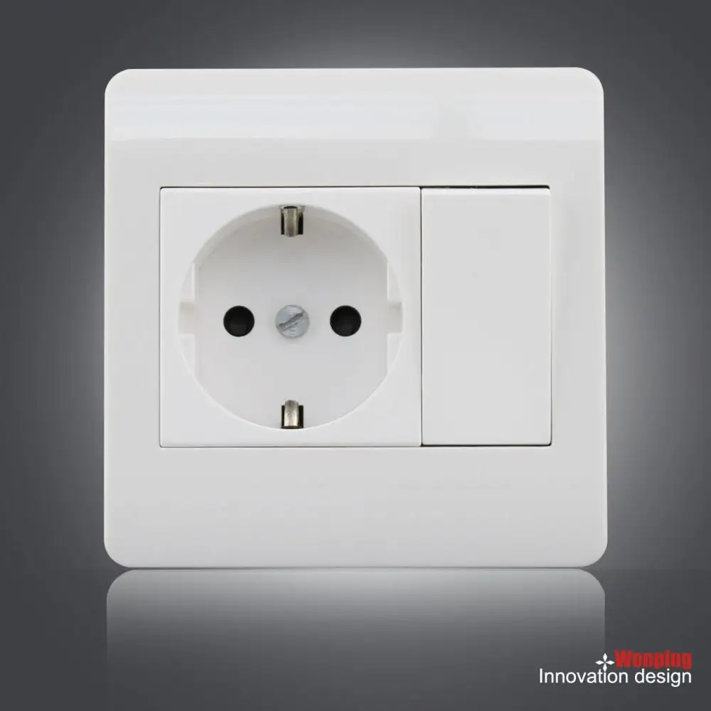 Usb Wall Switch Socket Socket 86 Panel German Type Wall