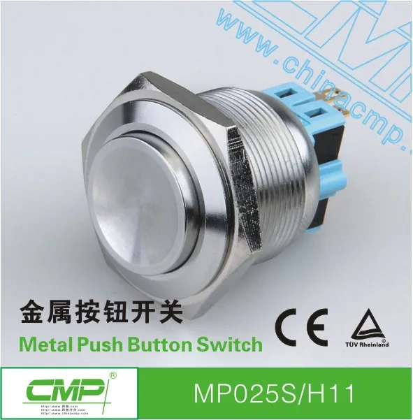 cmp25mm高品質ステンレス鋼の金属プッシュボタンスイッチ、 電気スイッチ-押しボタンスイッチ問屋・仕入れ・卸・卸売り