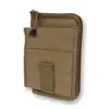 Hot selling Field Book Cover Zippered Military Green Book Memorandum Case with Checklist Organizer
