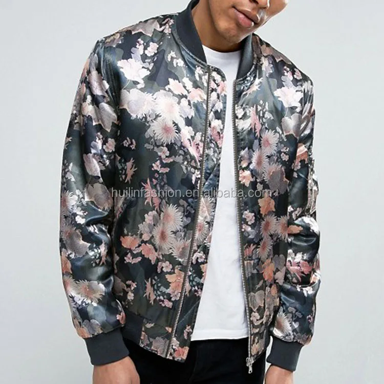 jaqueta floral masculina