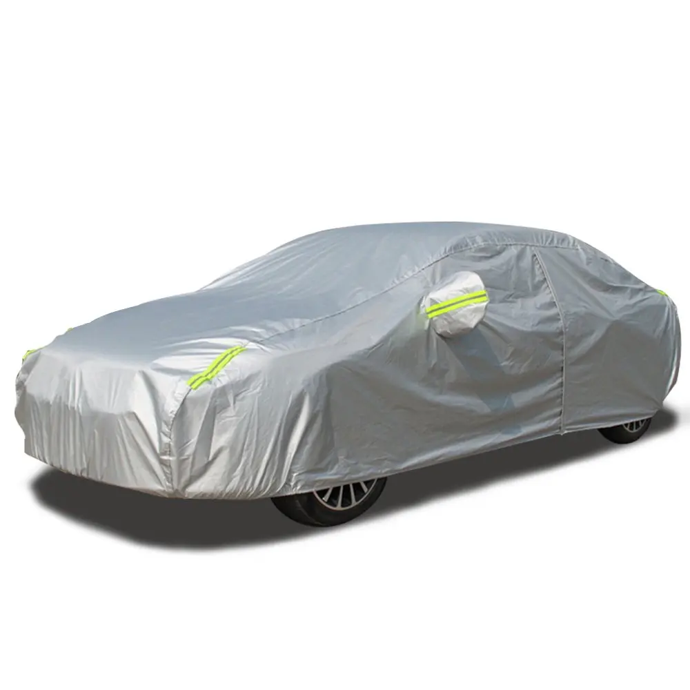 Kayme Car Cover Waterproof for Whole Car Sun Uv Rain Protection with Zipper Outdoor Indoor Fit Sedan Wagon 3XL 174 to 193 Inch